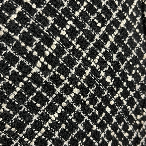 HELENA Women’s Tweed Houndstooth Sheath Dress With Velvet Bow Belt - Picture 10 of 13